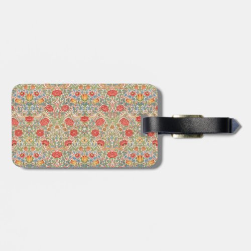 William Morris Rose Luggage Tag