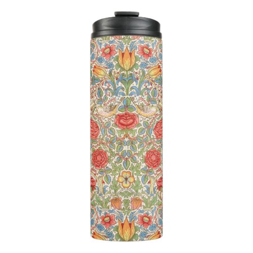 William Morris Rose Thermal Tumbler