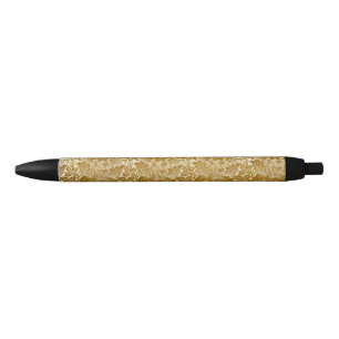 William Morris Rose & Thistle Floral Golden Pen