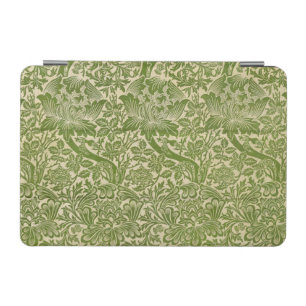 William Morris Rose & Thistle Floral Green iPad Mini Cover