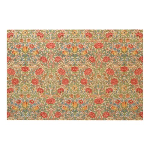 William Morris Rose Wood Wall Art