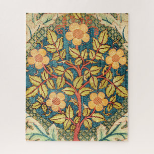 William Morris Rose Wreath  Jigsaw Puzzle