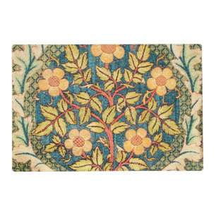William Morris Rose Wreath Placemat