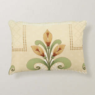 William Morris Row of Lilies Accent Pillow