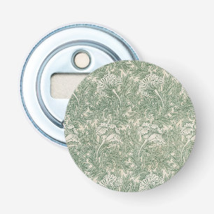 William Morris Sage Green Tulip Pattern: Vintage Bottle Opener