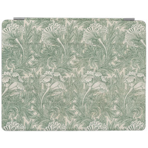 William Morris Sage Green Tulip Pattern: Vintage iPad Smart Cover