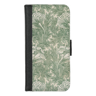 William Morris Sage Green Tulip Pattern: Vintage iPhone 8/7 Wallet Case