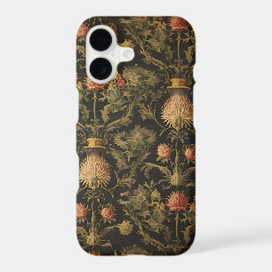 William Morris Scottish Thistle vintage floral  iPhone 17 Case