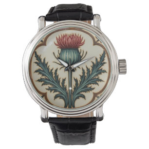 William Morris Scottish Thistle vintage floral Watch