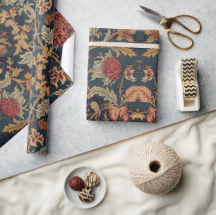 William Morris Scottish Thistle vintage floral  Wrapping Paper