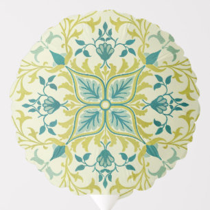 William Morris Seamless Ceiling Lime Green Pattern Balloon