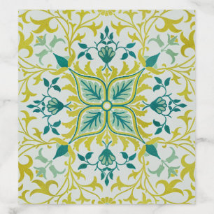 William Morris Seamless Ceiling Lime Green Pattern Envelope Liner