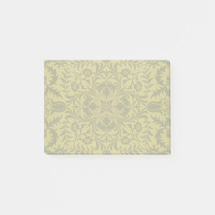 William Morris Seamless Vine Gold Yellow Pattern Post-it Notes