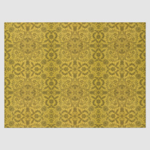 William Morris Seamless Vine Gold Yellow Pattern Tissue Paper