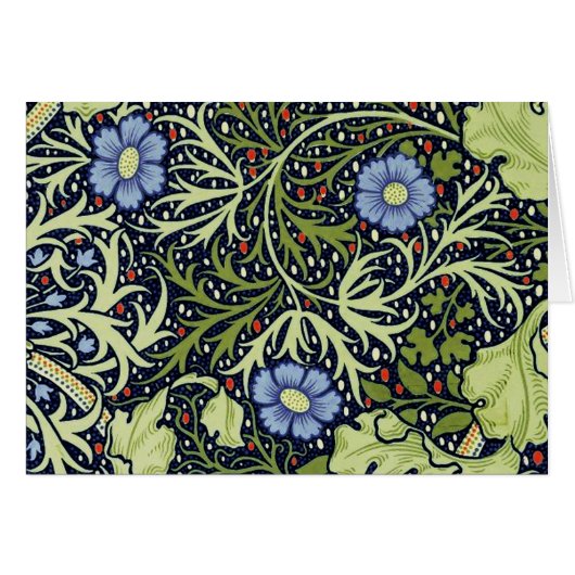 William Morris Seaweed Antique Flower (Front Horizontal)