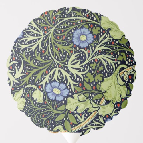 William Morris Seaweed Antique Flower Balloon