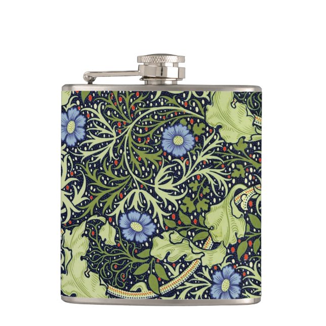 William Morris Seaweed Antique Flower Flask (Front)