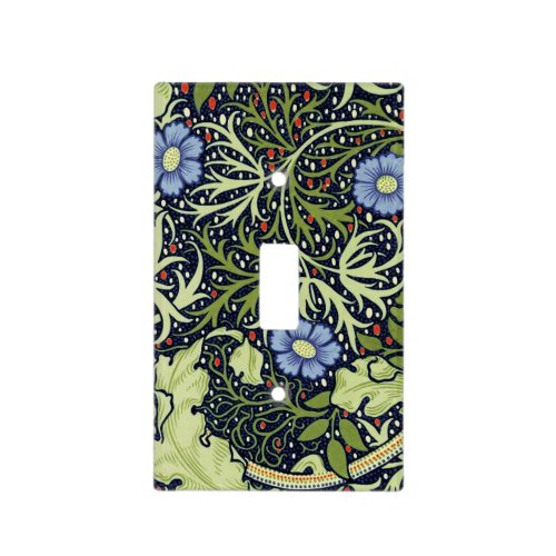 William Morris Seaweed Antique Flower Light Switch Cover