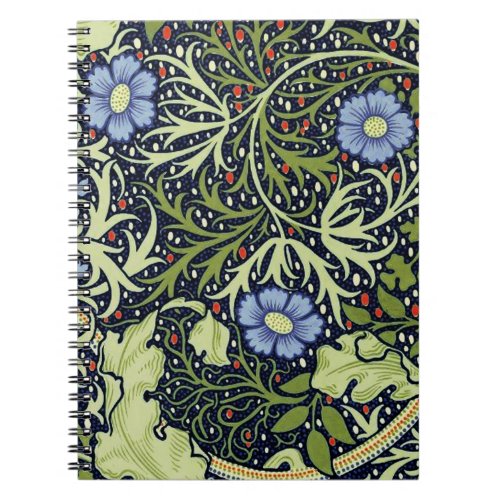 William Morris Seaweed Antique Flower Notebook