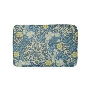 William Morris Seaweed Pattern Bath Mat