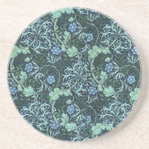 William Morris Seaweed Pattern       Coaster