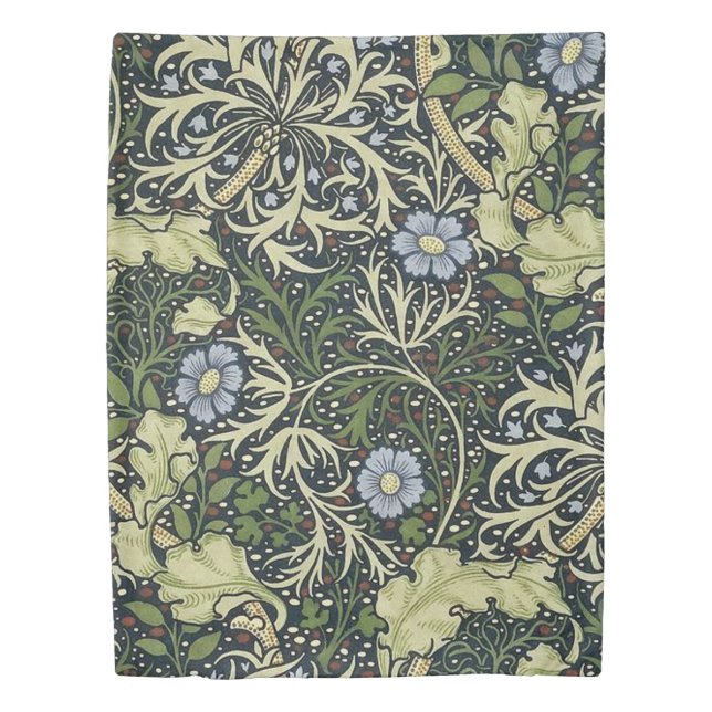 William Morris Seaweed Pattern Duvet Cover (Front)