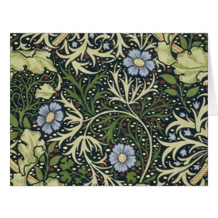 William Morris Seaweed Pattern Floral Vintage Art