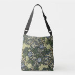 William Morris Seaweed Pattern Floral Vintage Art Crossbody Bag at Zazzle