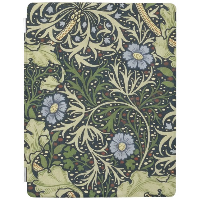William Morris Seaweed Pattern Floral Vintage Art iPad Smart Cover (Front)