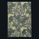 William Morris Seaweed Pattern Floral Vintage Art Kitchen Towel<br><div class="desc">William Morris Seaweed Pattern Floral Vintage Art Wallpaper Design Watercolor Painting William Morris was an English textile designer, artist, writer, and socialist associated with the Pre-Raphaelite Brotherhood and British Arts and Crafts Movement. He founded a design firm in partnership with the artist Edward Burne-Jones, and the poet and artist Dante...</div>