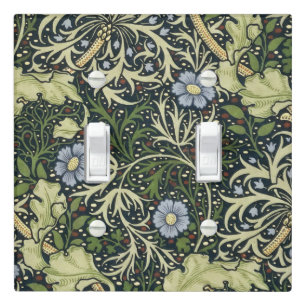 William Morris Seaweed Pattern Floral Vintage Art Light Switch Cover