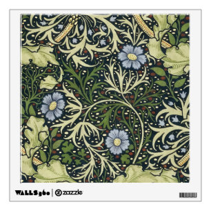 William Morris Seaweed Pattern Floral Vintage Art Wall Sticker