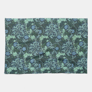 William Morris Seaweed Pattern    Kitchen Towel