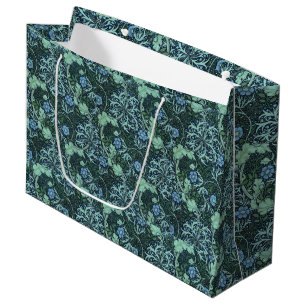 William Morris Seaweed Pattern Large Gift Bag