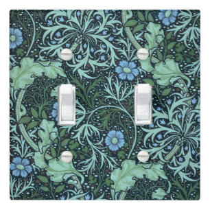 William Morris Seaweed Pattern    Light Switch Cover