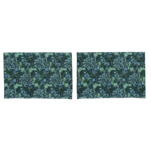 William Morris Seaweed Pattern   Pillow Case