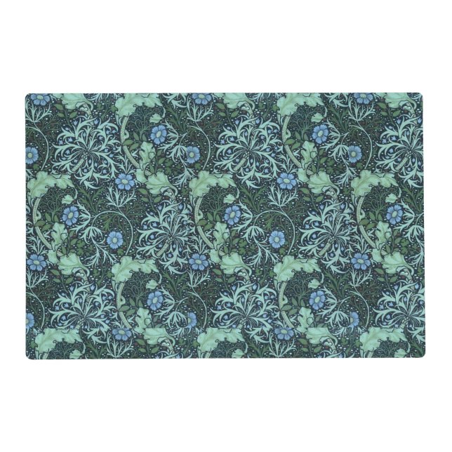 William Morris Seaweed Pattern   Placemat (Front)