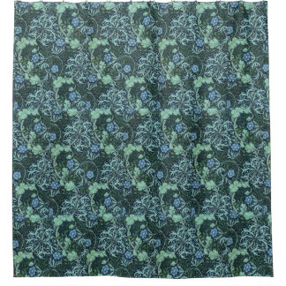 William Morris Seaweed Pattern Shower Curtain