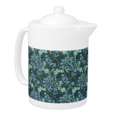 William Morris Seaweed Pattern      Teapot