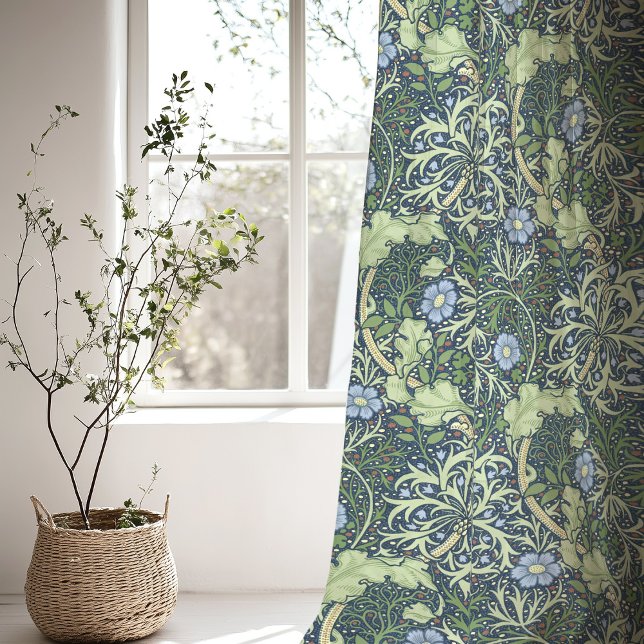 William Morris Seaweed Sheer & Blackout Botanical Curtains (Creator Uploaded)