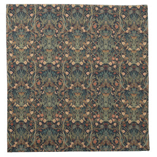 William Morris Seaweed Vintage Floral art nouveau Cloth Napkin