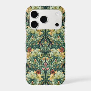 William Morris Seaweed Vintage Floral art nouveau iPhone 17 Pro Case