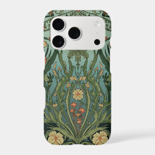 William Morris Seaweed Vintage Floral art nouveau iPhone 17 Pro Case
