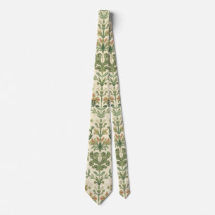 William Morris Seaweed Vintage Floral art nouveau Neck Tie
