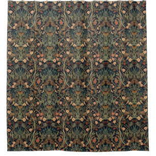 William Morris Seaweed Vintage Floral art nouveau Shower Curtain