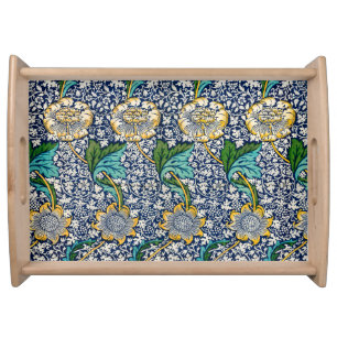 William Morris serving tray blue Kennet 
