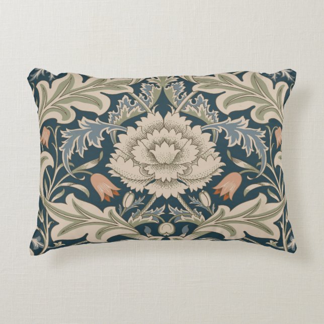 William Morris Severn Floral Garden Flower Classic Accent Pillow (Front)