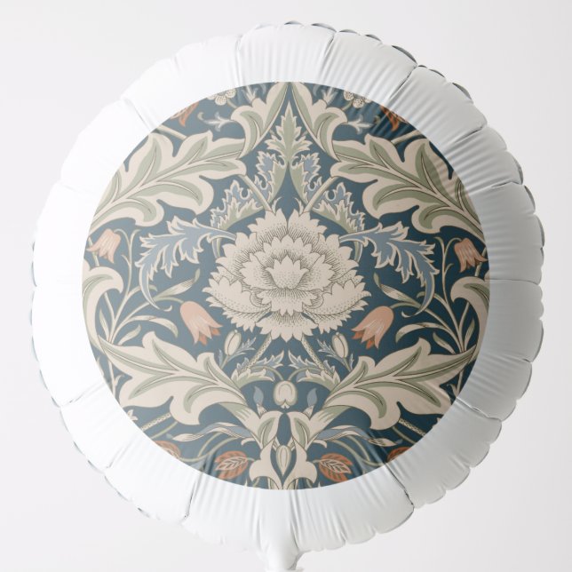 William Morris Severn Floral Garden Flower Classic Balloon (Front)