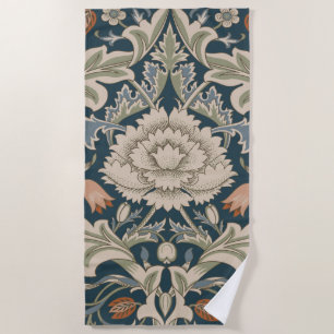 William Morris Severn Floral Garden Flower Classic Beach Towel