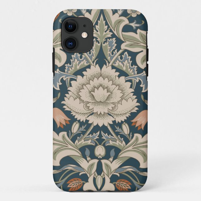 William Morris Severn Floral Garden Flower Classic Case-Mate iPhone Case (Back)